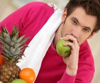 vitaminas para homens em frutas