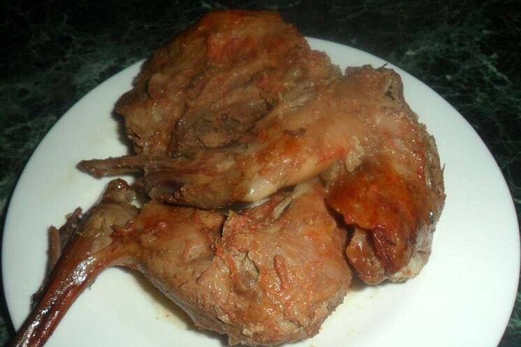 carne de coelho para aumentar a potência
