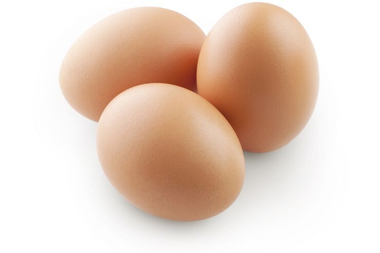 ovos de galinha para aumentar a potência